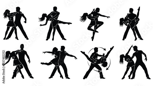 Hop Dance Step Icon Vector Illustration | Simple Dance Footwork Symbol | Step-by-Step Hop Movement Graphic