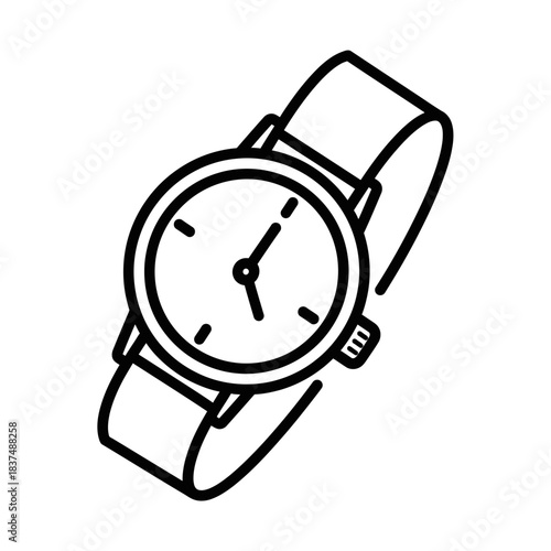 wristwatch vector illustration