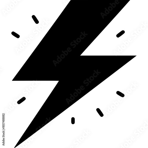 Lightning Bolt Icon Vector