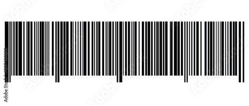 Barcode isolated on color background. Code stripes sticker. Barcode labels, customers qr code.