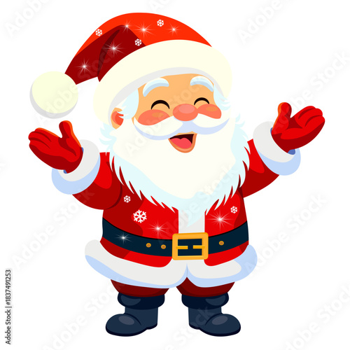 Santa Claus without background vector