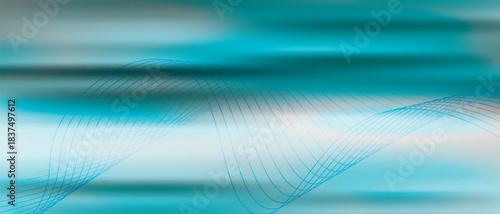 Abstract background neon wave. Hi-tech design for wallpaper, banner, background, landing page, wall art, invitation, prints, posters