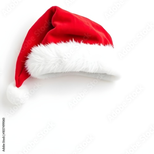 santa claus hat on white background