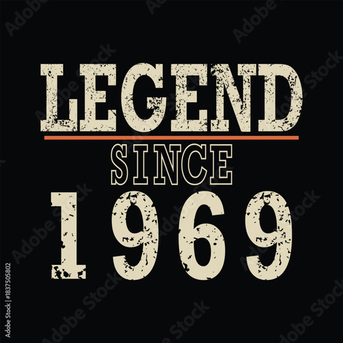 Celebrate 55 Years of Awesome with this Vintage Legend Since 1969 Design
