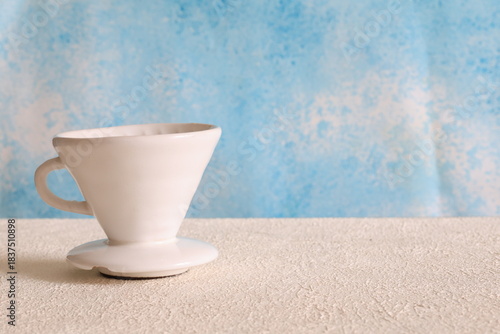 Close-Up of Coffee Brewers on a White Background