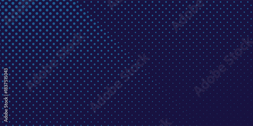 Abstract blue wavy halftone background. Dot pop art sport style vector simple design