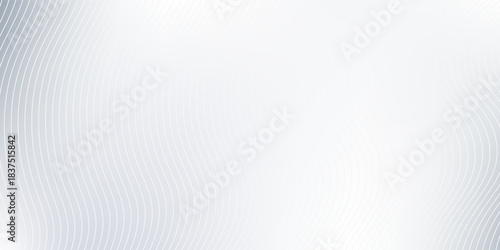 Lines white gradient abstract pattern studio background Light gives luxurious shine. Walls and floor of room sparkling abstract simple art