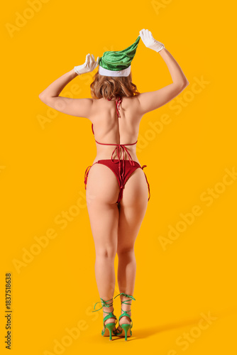 Attractive young woman in s...