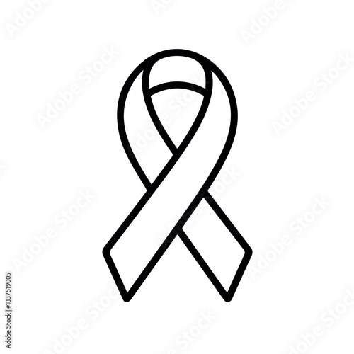 Awareness ribbon vector breast cancer ribbon support ribbon hope ribbon solidarity ribbon charity ribbon icon 100 chars