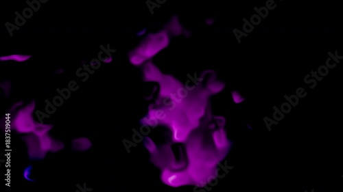 Purple nebula with light spots floating in dark empty space. Suitable for spacethemed designs and artistic projects.