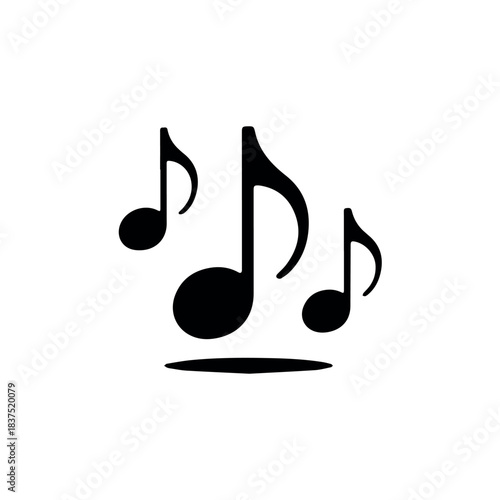 Music notes vector illustration for song sheet music melody and musical notation symbol for composition 100