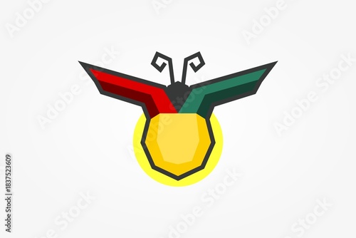 peace symbol with flag of south africa