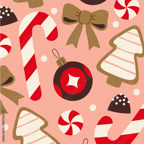 Christmas Pattern Seamless Background