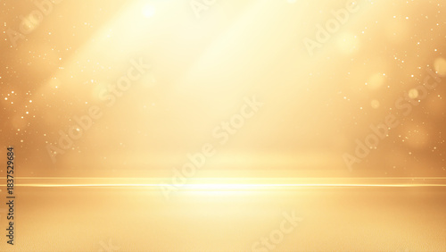 Golden Particles Stage Background