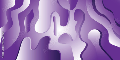 Abstract purple and white gradient background with flowing organic shapes and wavy patterns, creating a modern and dynamic visual effect.