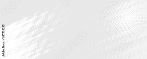 Dot white gray wave light technology texture background. Abstract big data digital concept.