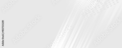 Dot white gray wave light technology texture background. Abstract big data digital concept.