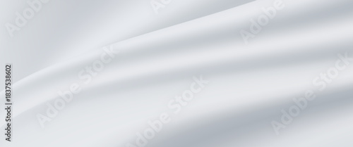 White grey studio room. Limbo light background. Abstract 3d gradient backdrop for product presentation. Minimal wall scene spotlight.