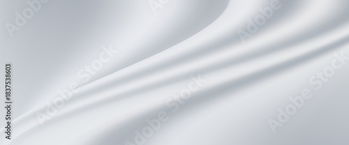 White grey studio room. Limbo light background. Abstract 3d gradient backdrop for product presentation. Minimal wall scene spotlight.