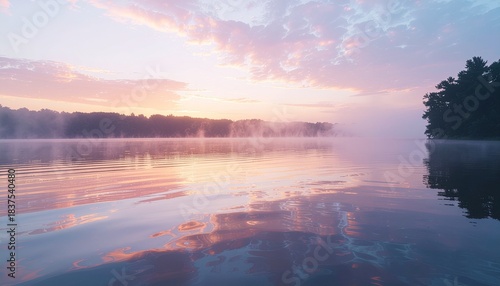 美しい水面。水面が揺らぐ様子。朝焼け。夕焼け。やすらぎ。癒しイメージ。A beautiful water surface. The way the water surface ripples. Sunrise. Sunset. Peace. A soothing image.