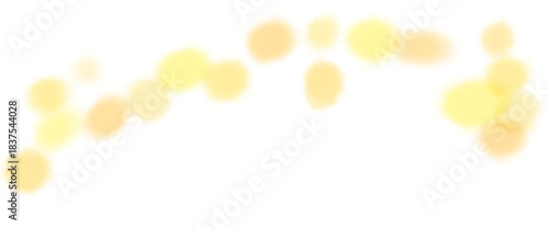 黄色の光や花のようなキラキラ可愛い素材