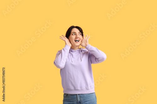 Portrait of happy young bru...