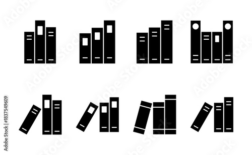 Library icon vector. education sign and symbol