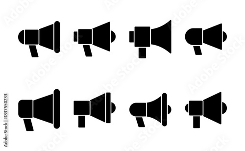 Megaphone icon vector. Loudspeaker sign and symbol