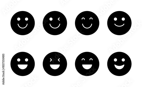 Smile icon vector. smile emoticon icon. feedback sign and symbol
