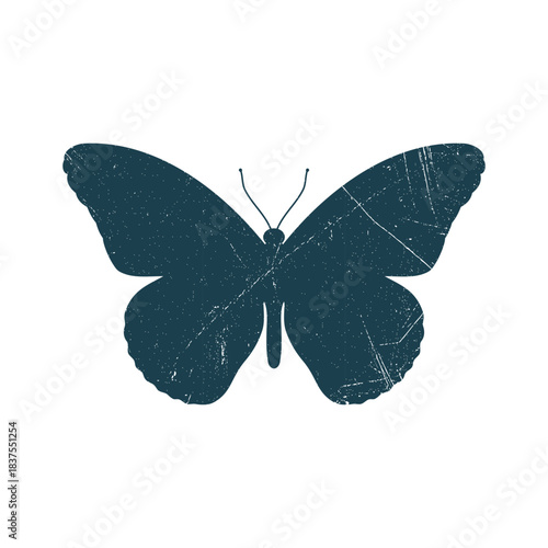 Butterfly Insect Silhouette Illustration Vector Template
