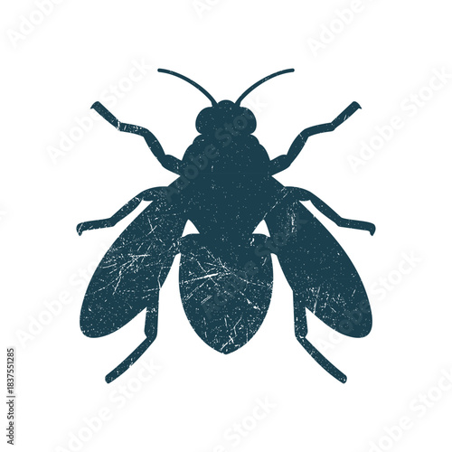 Hornet Bee Insect Silhouette Illustration Vector Template