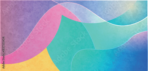 和柄　カラフル　模様　背景