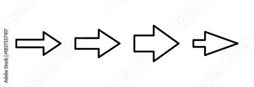 Arrow icon vector illustration. Arrow sign and symbol for web design.