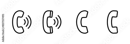 Call icon vector illustration. telephone sign and symbol. phone icon. contact us