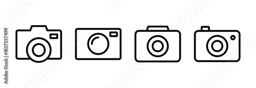 Camera icon vector illustration. photo camera sign and symbol. photography icon.