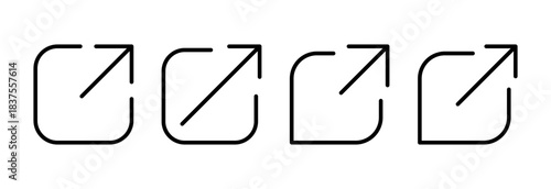 External link icon vector illustration. link sign and symbol. hyperlink symbol