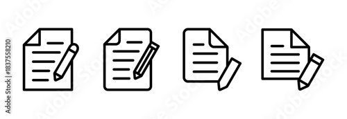 Note icon vector illustration. notepad sign and symbol