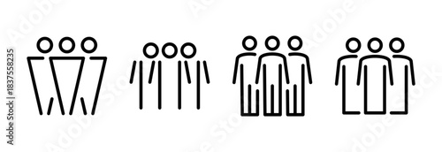 People icon vector illustration. person sign and symbol. User Icon vector