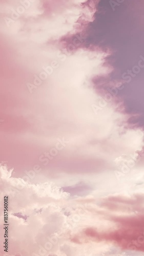 Pink Clouds Timelapse pink Sky Background. Sky Fluffy Clouds . Pink, Purple Soft Colors. Dream. Time Lapse, Time-lapse Pink Magenta Fluffy Clouds Cloud Sky Moving In Cloudy Sky. Natural Background