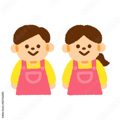 幼稚園・保育園 先生 イラスト パステル かわいい アイコン