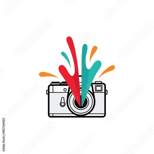 Color Splash from Camera Lens