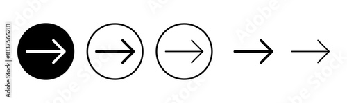 Arrow icon logo design. Arrow sign and symbol for web design.