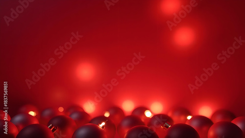 Warm Red Christmas Glow