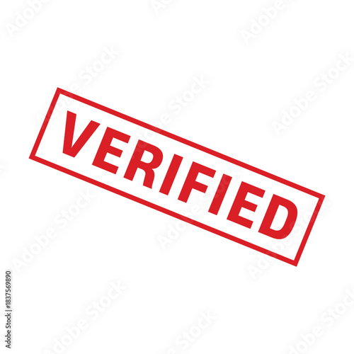 Verified Stamp. Verified Vector Sign
