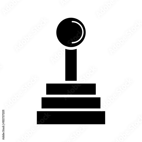 car gear shift icon vector illustration