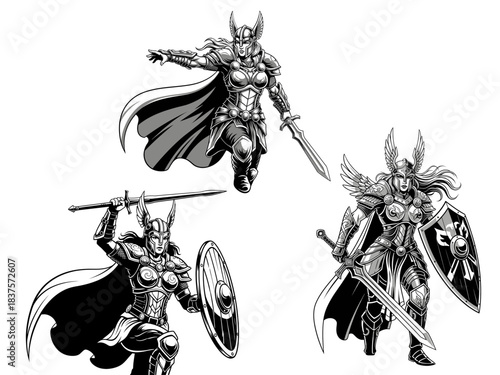 Female Warrior or Valkyrie