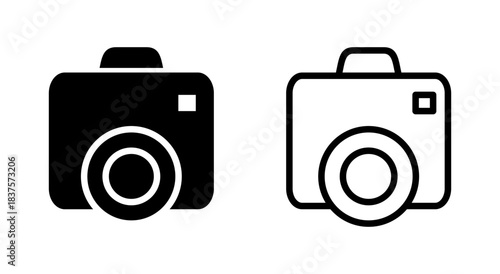 Camera icon symbol for apps and websites. photo camera sign and symbol. photography icon.