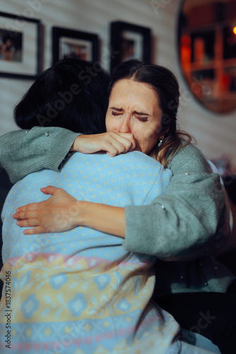 Photos Sad Women Hugging and Comforting Each Other