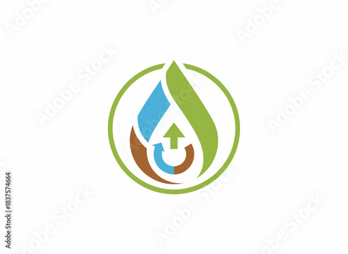 Eco Resource Cycle Emblem