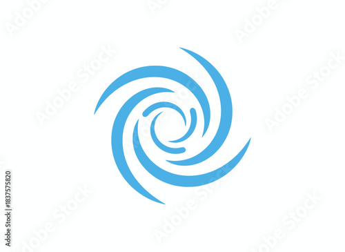 Swirling Wind Energy Symbol